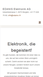 Mobile Screenshot of edanis.ch