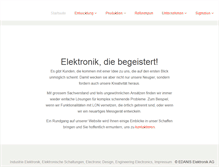 Tablet Screenshot of edanis.ch